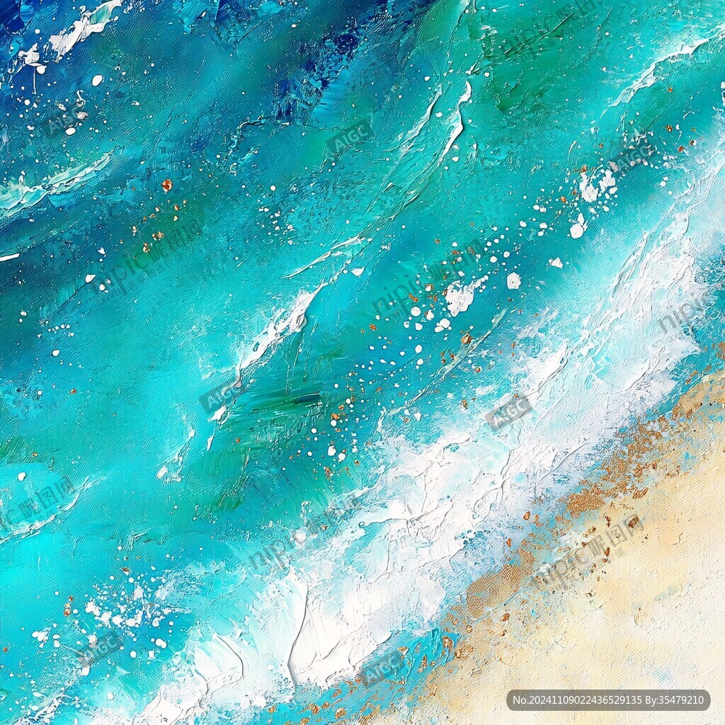 彩色创意海洋流体画 彩色创意海洋流体画