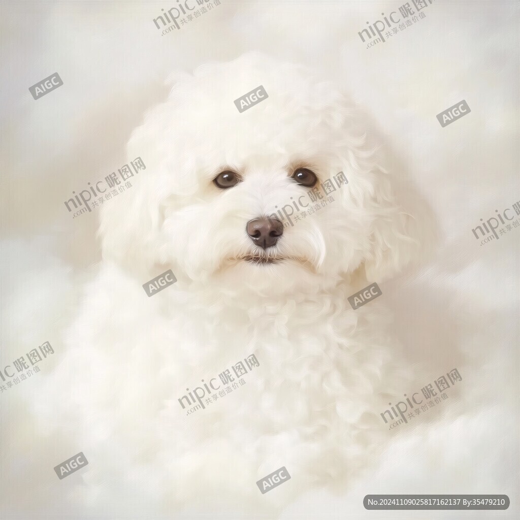 比熊犬大頭照