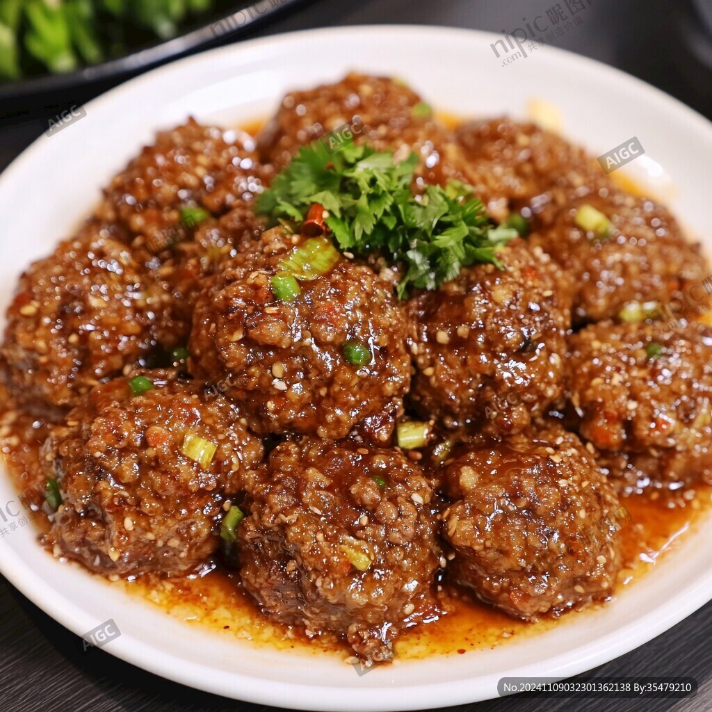耗油牛肉麻球
