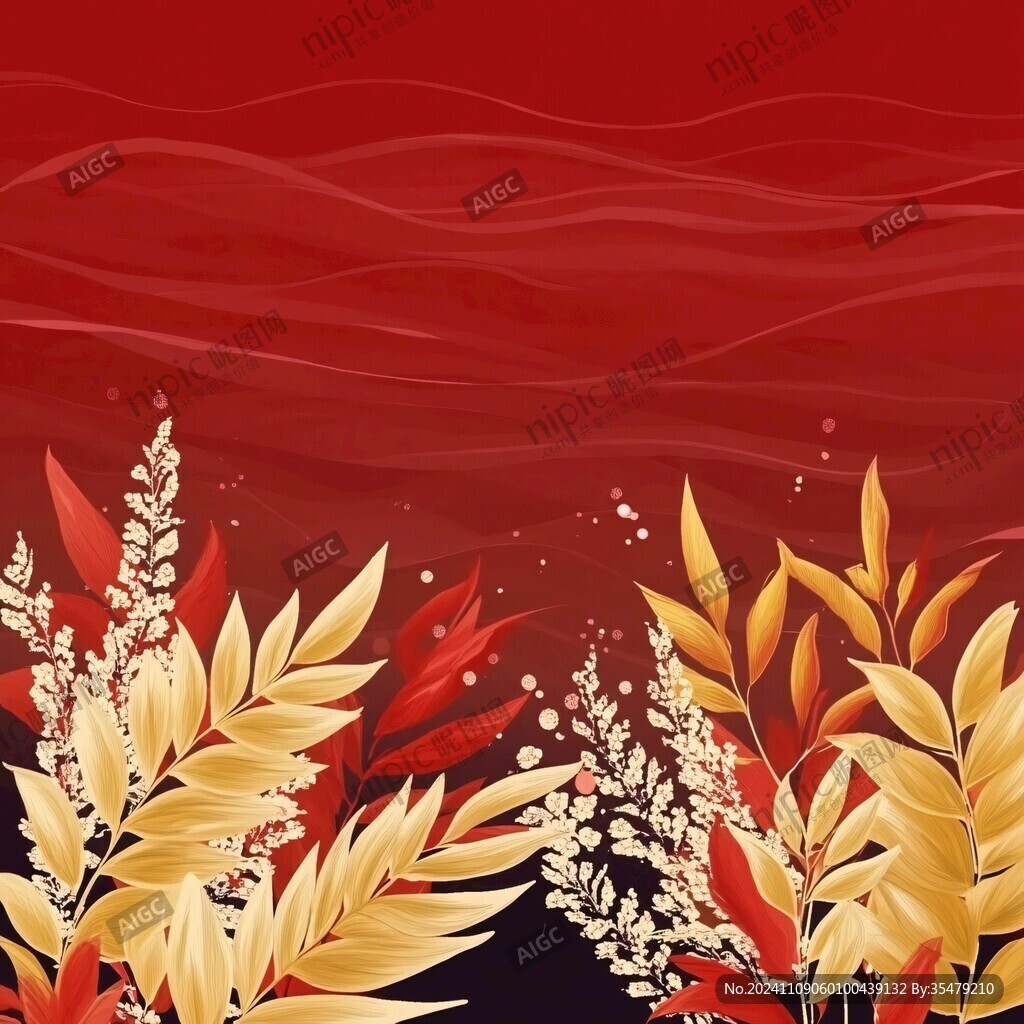 紅葉包裝插畫