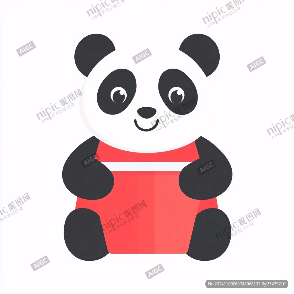 打手鼓的熊貓