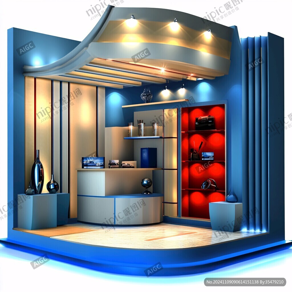 3d產品展臺