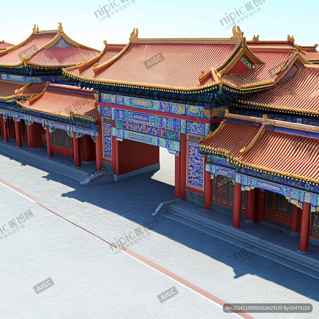 中式建筑宮廷建筑