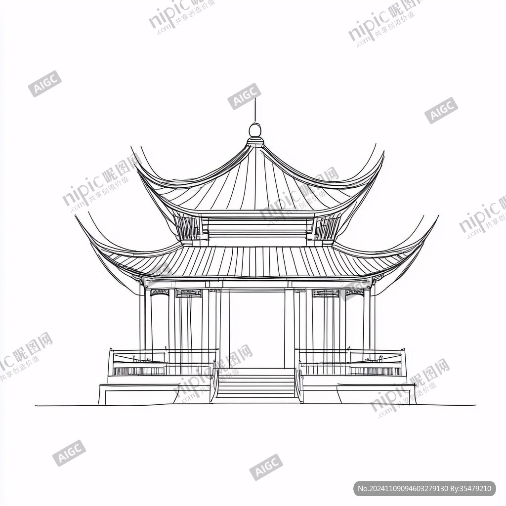 江浦文廟線稿