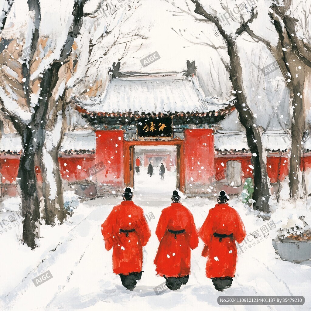 恭王府插畫