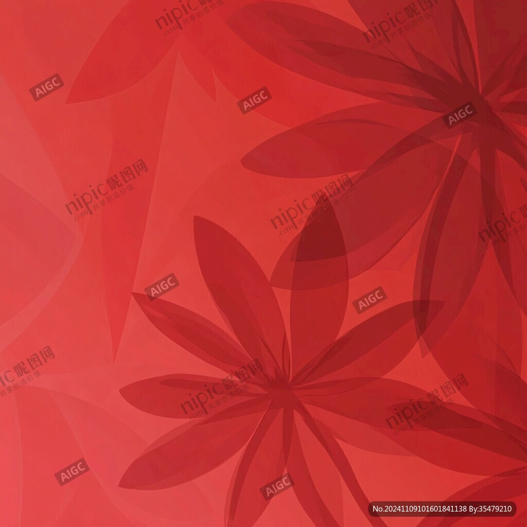 紅色立體質(zhì)感花紋