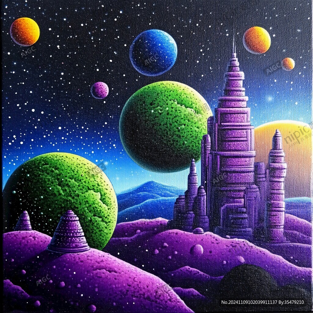 科幻立體畫