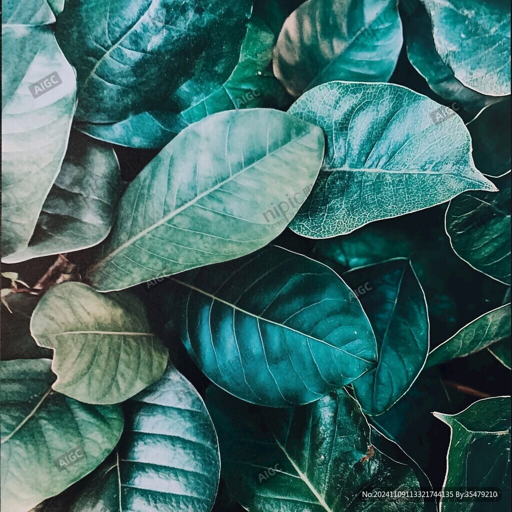 北歐綠植葉子