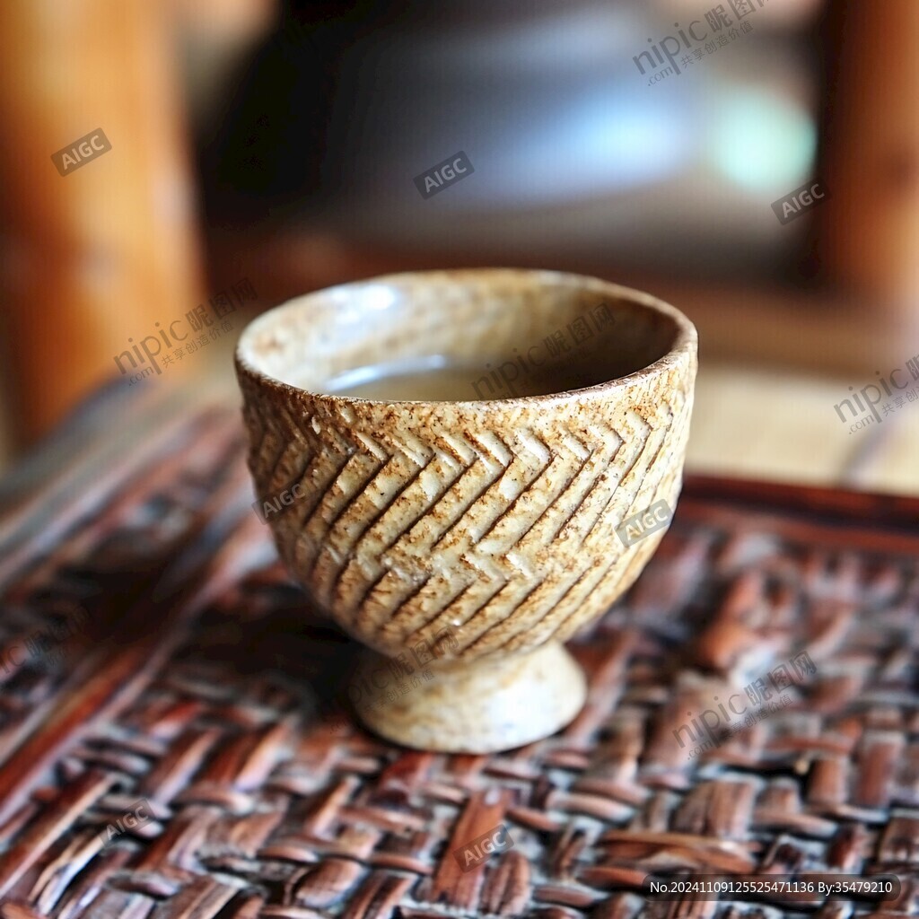 竹節茶杯