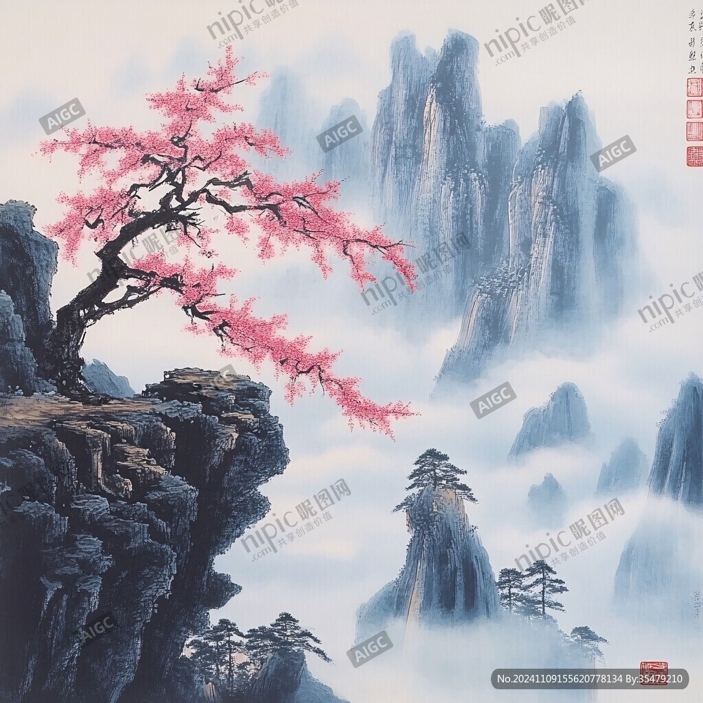 迎客松大圖