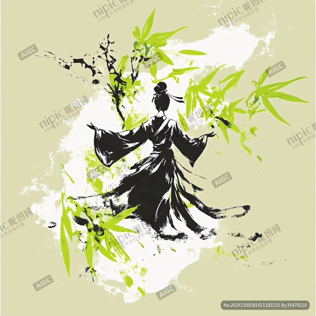武俠人物剪影