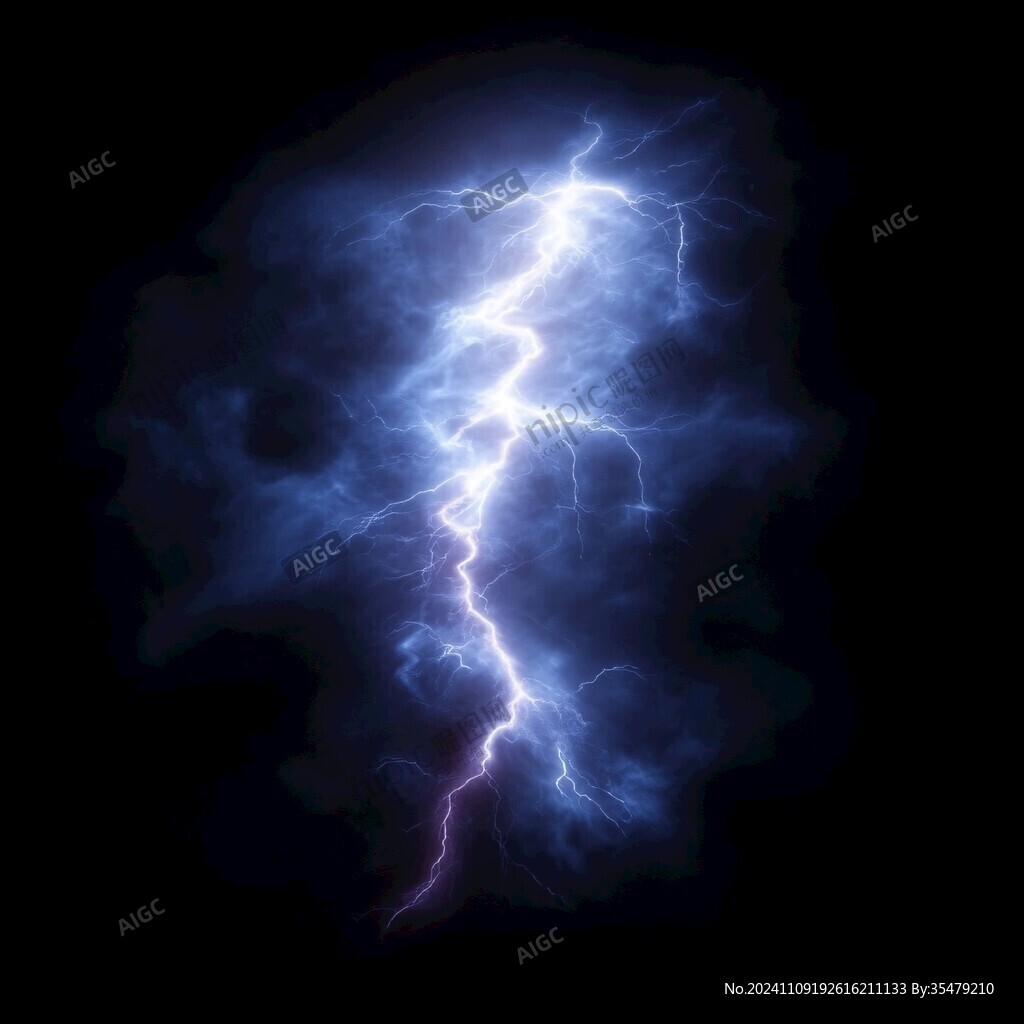 彩色閃電