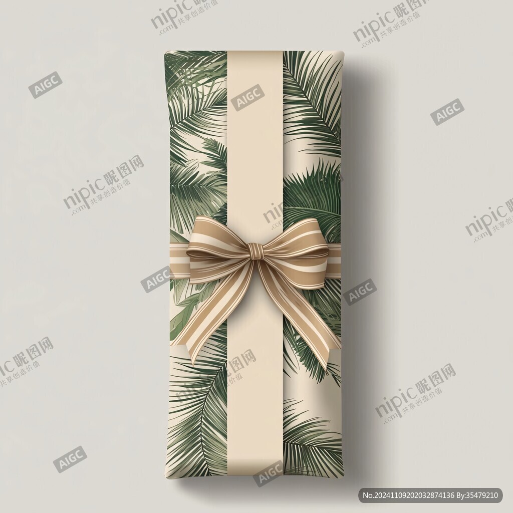 抹茶色節(jié)日禮品袋設(shè)計(jì)