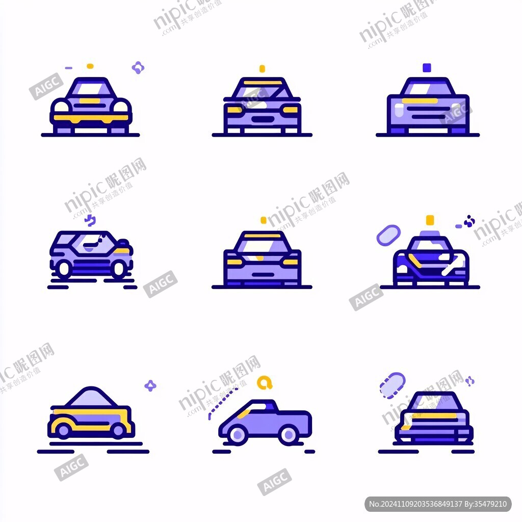 汽車圖標(biāo)素材