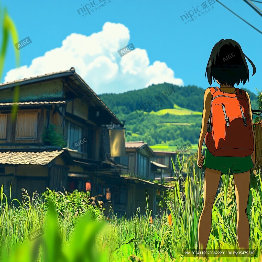 動畫片里的農村