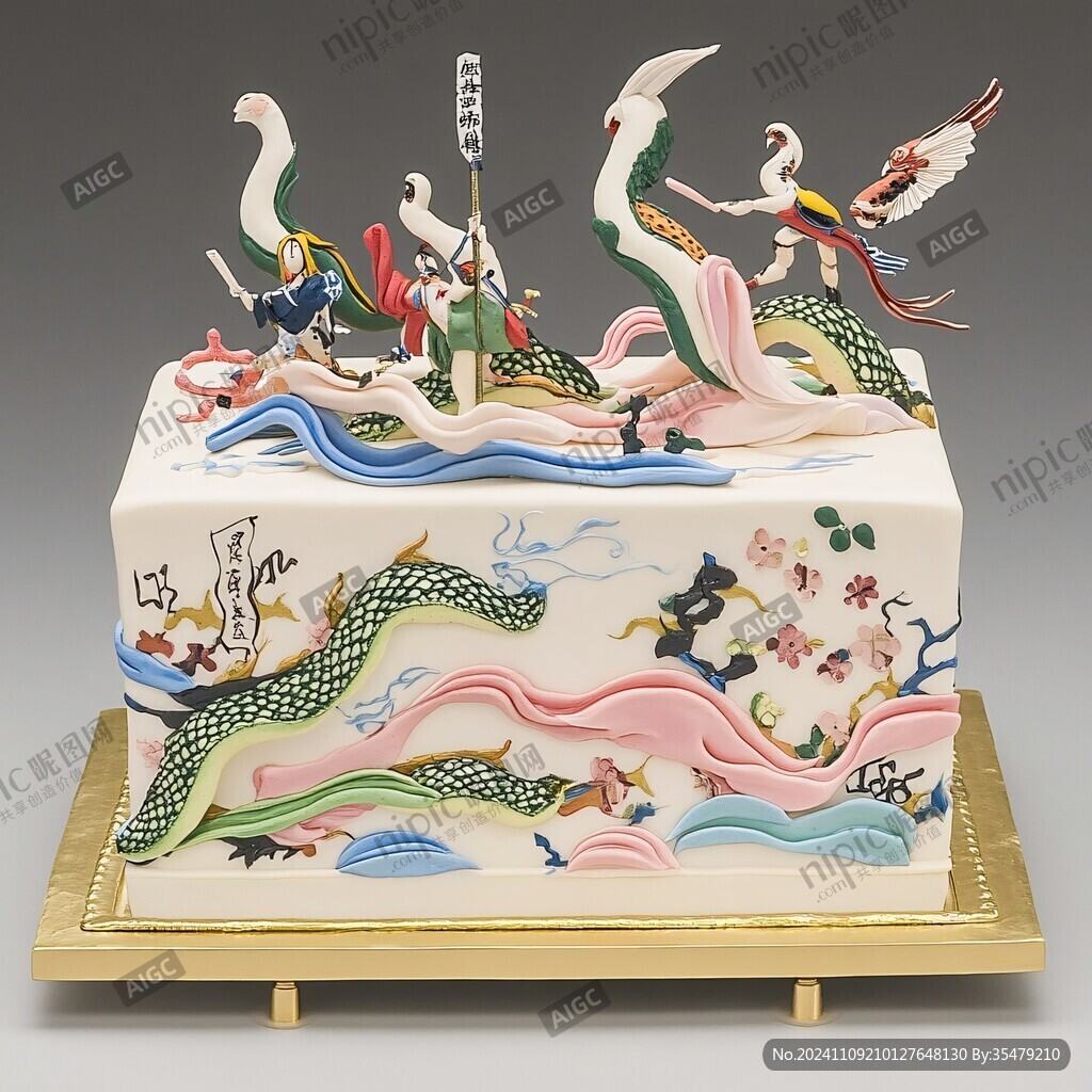 鳳鶴群仙賀壽