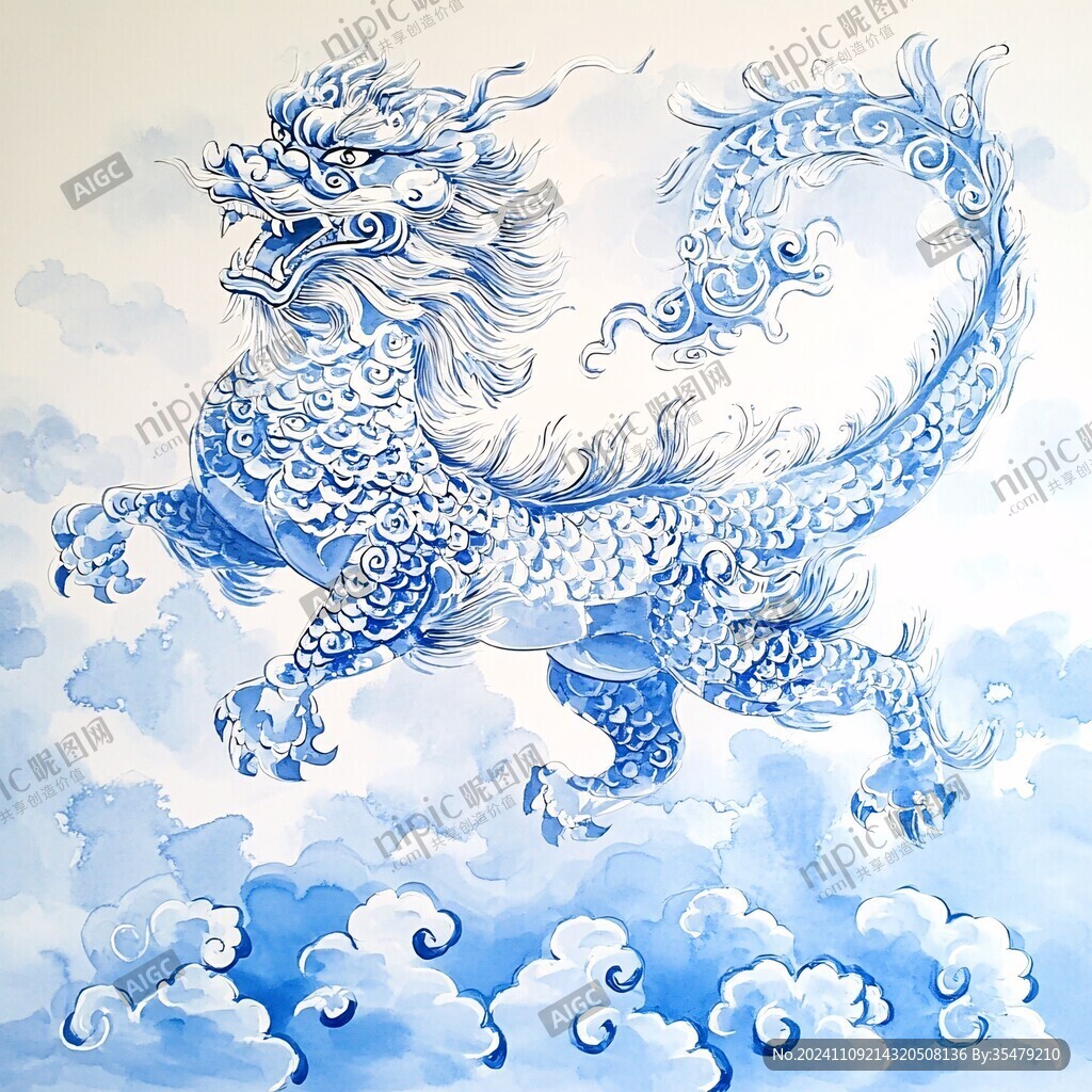 龍年插畫手繪