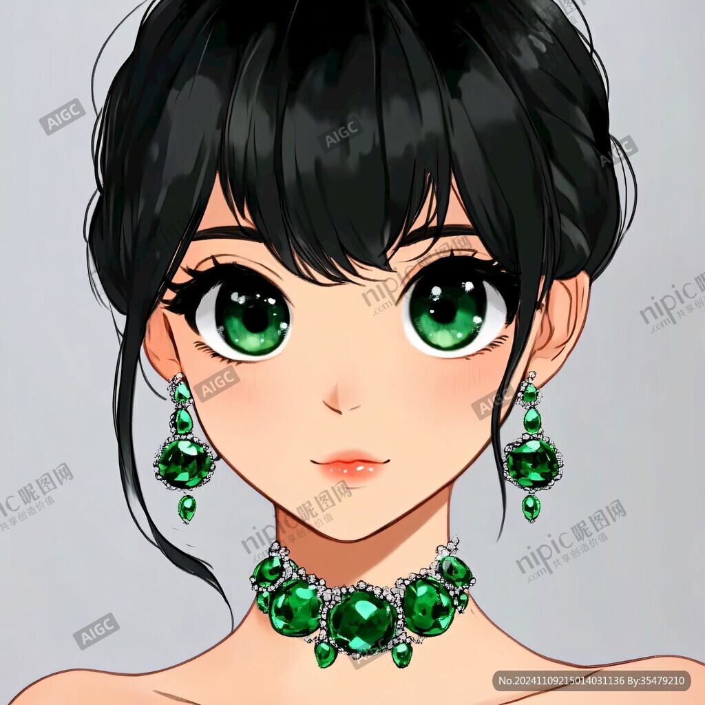 綠寶石李插畫