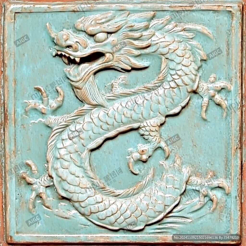 龍紋大殿門板