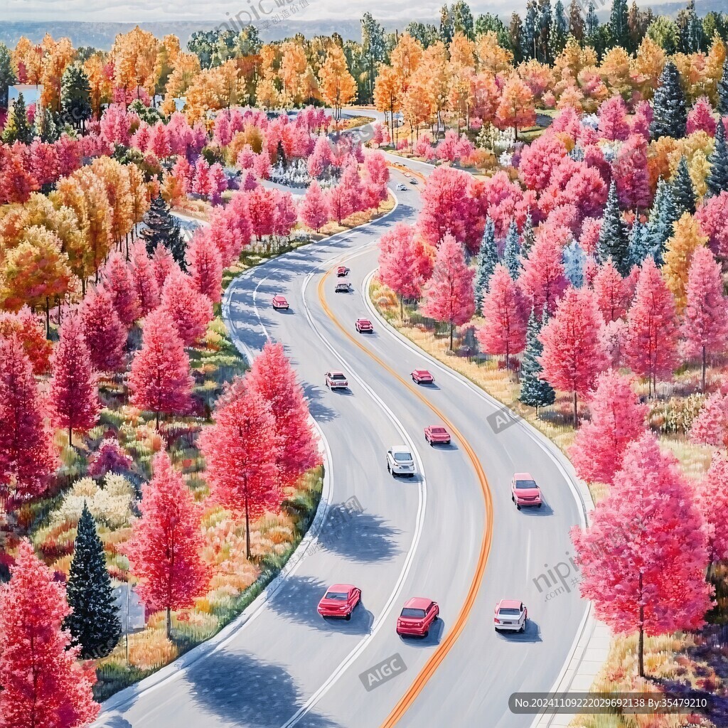 鳥瞰道路效果圖