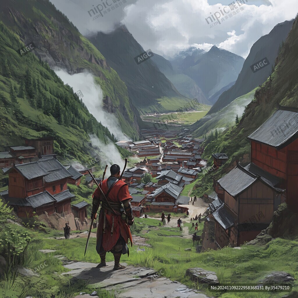 古風人物大場景