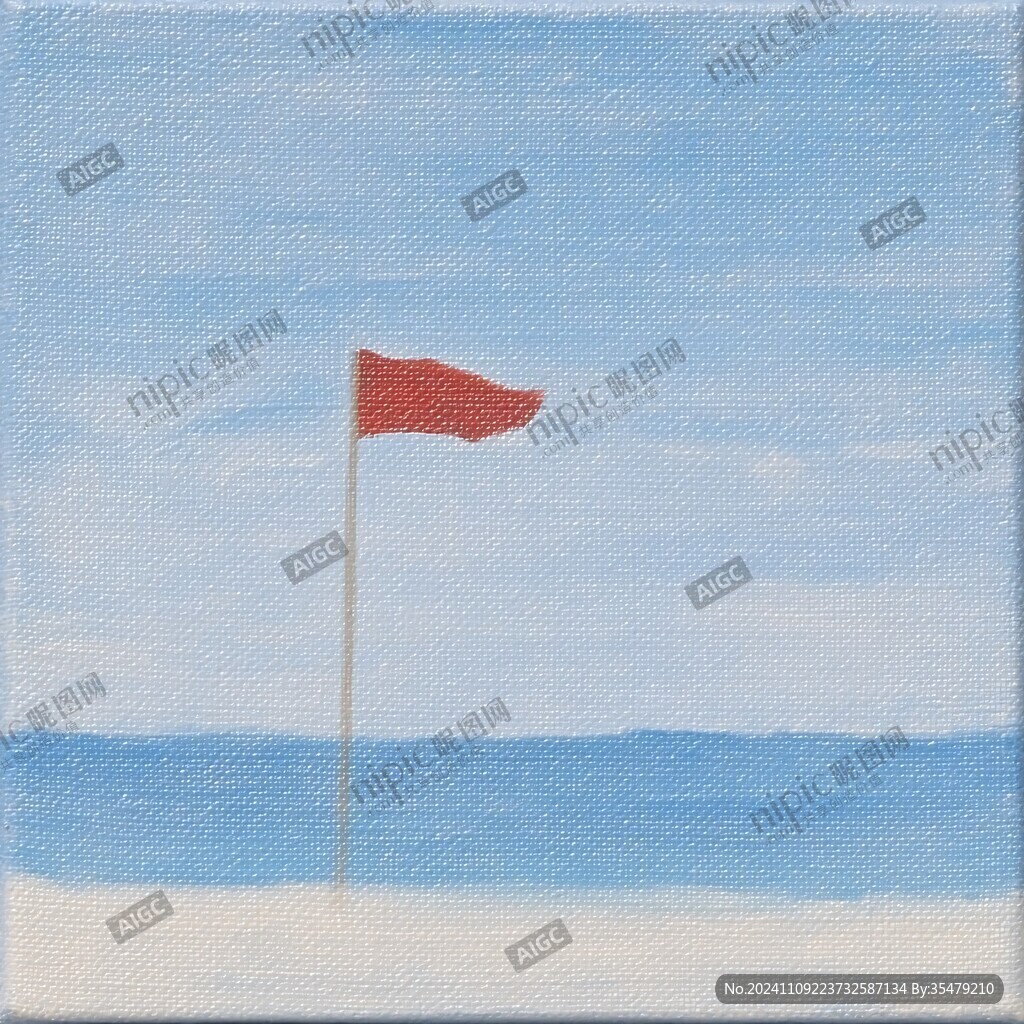海天一色繪畫