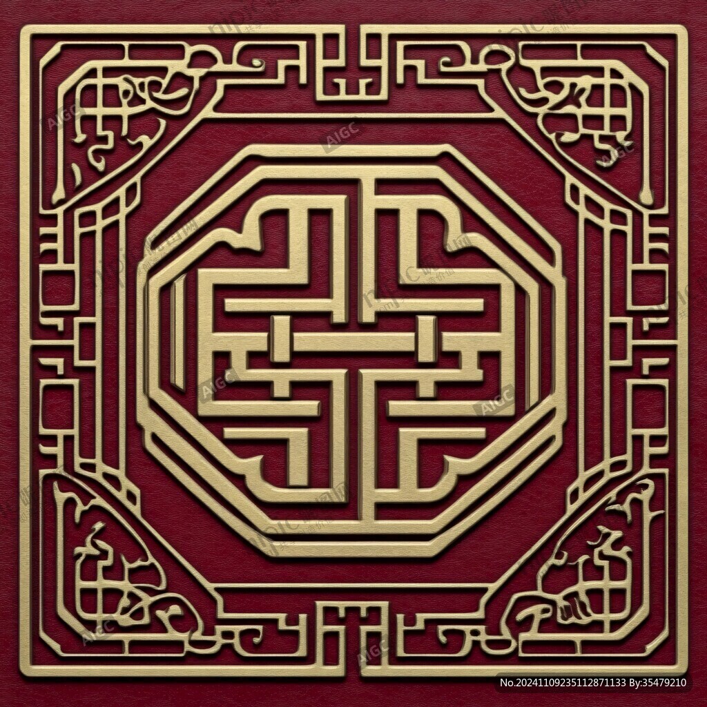 中式傳統(tǒng)回字紋理