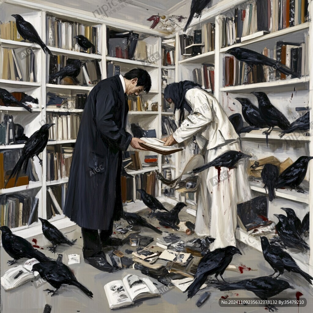 杜廈圖書館插畫