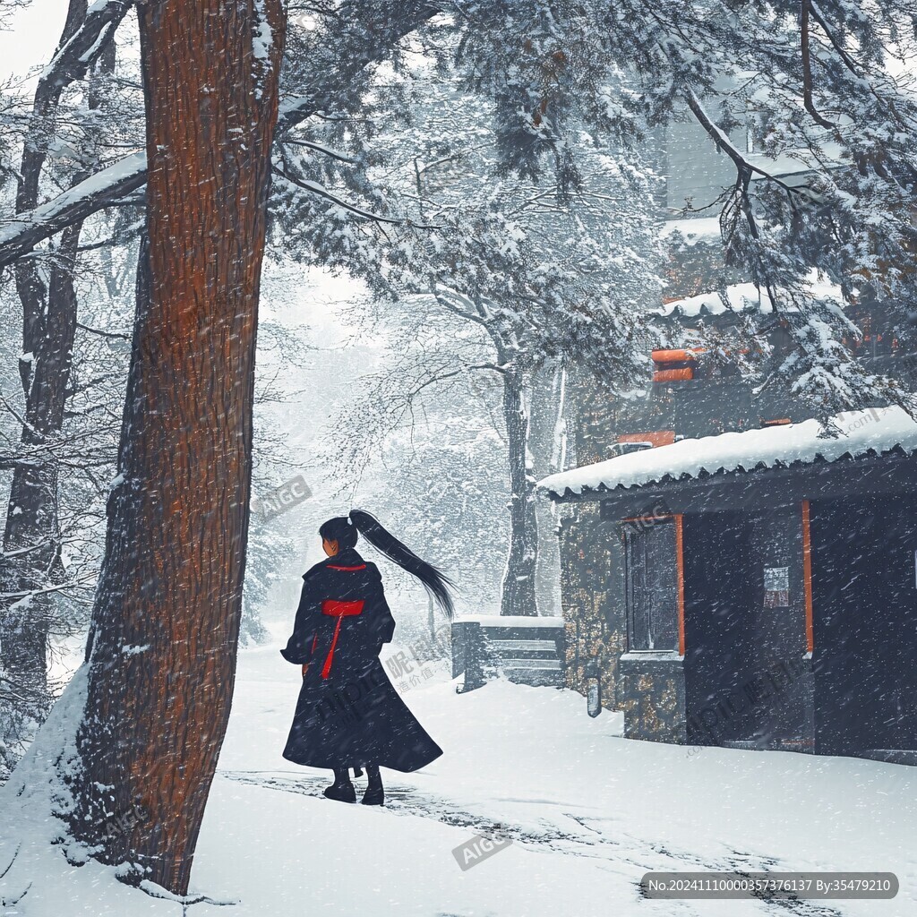 漢服雪景