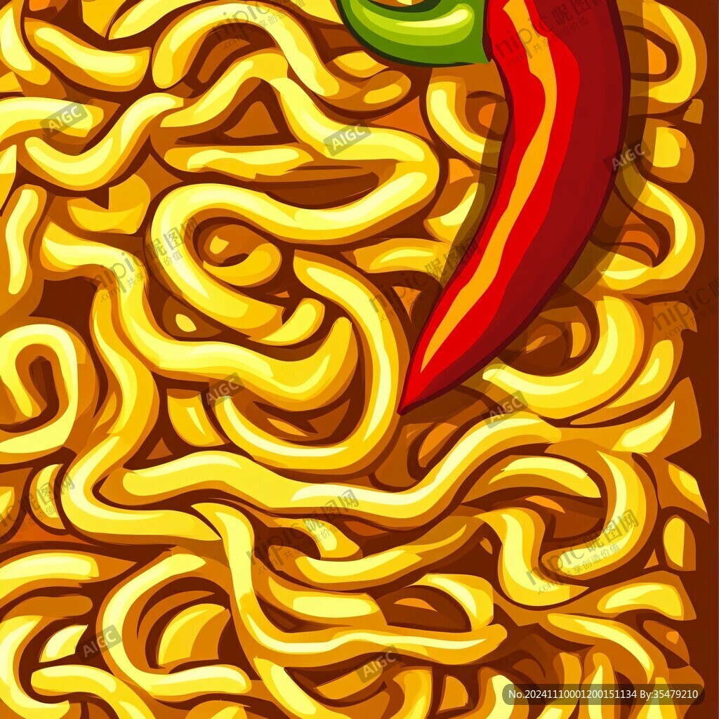 火雞面手繪插畫