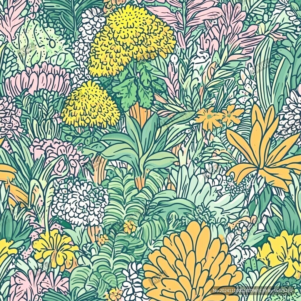 植物背景底紋