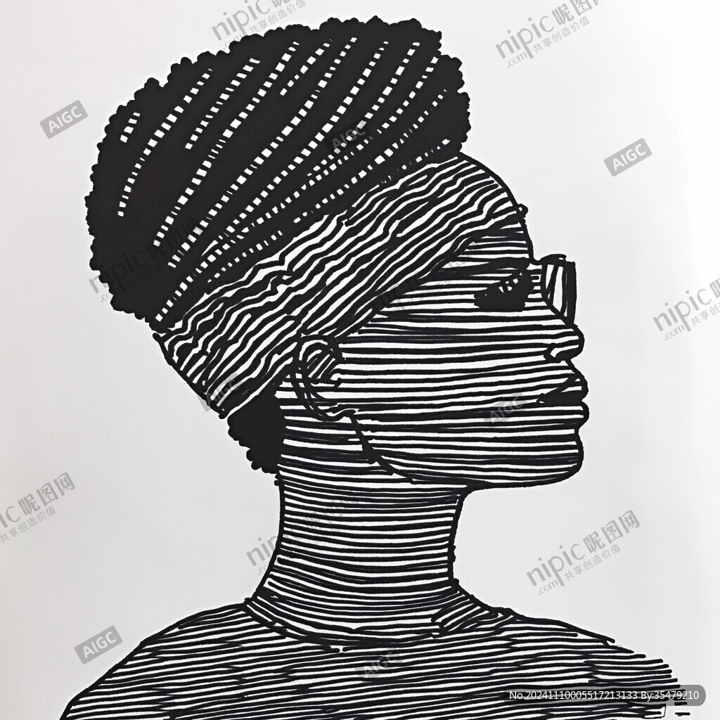 非洲女性雕刻