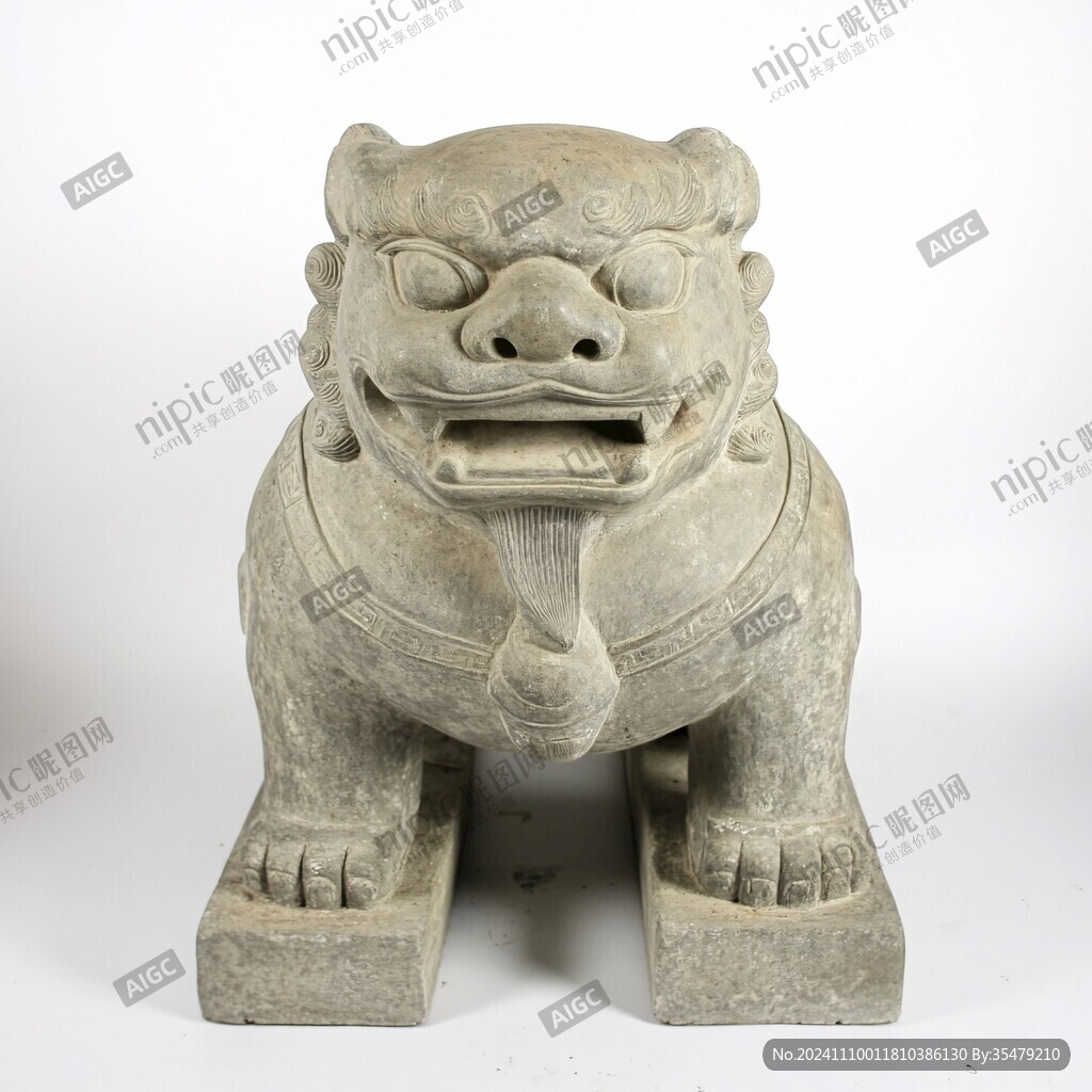 黃花石蹲獅