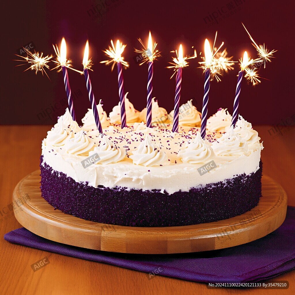 燭光生日蛋糕