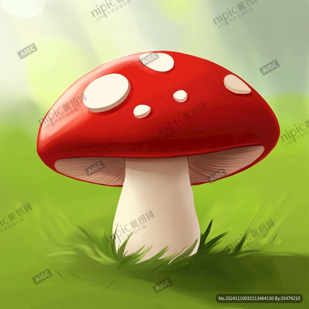 原創(chuàng)卡通蘑菇