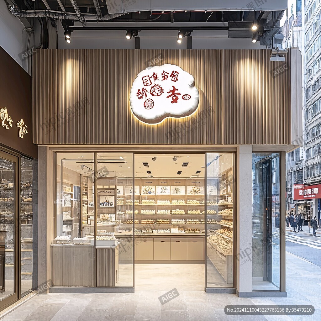 糕點店門頭設(shè)計