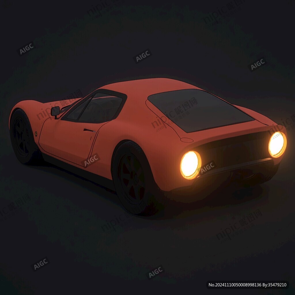 卡通汽車建模