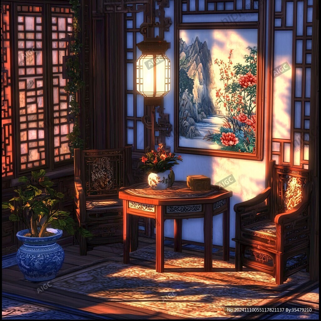古風(fēng)室內(nèi)場(chǎng)景