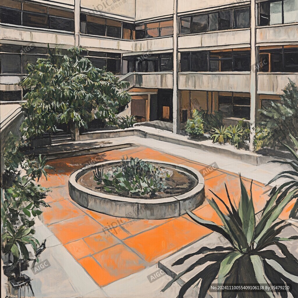 學院中庭