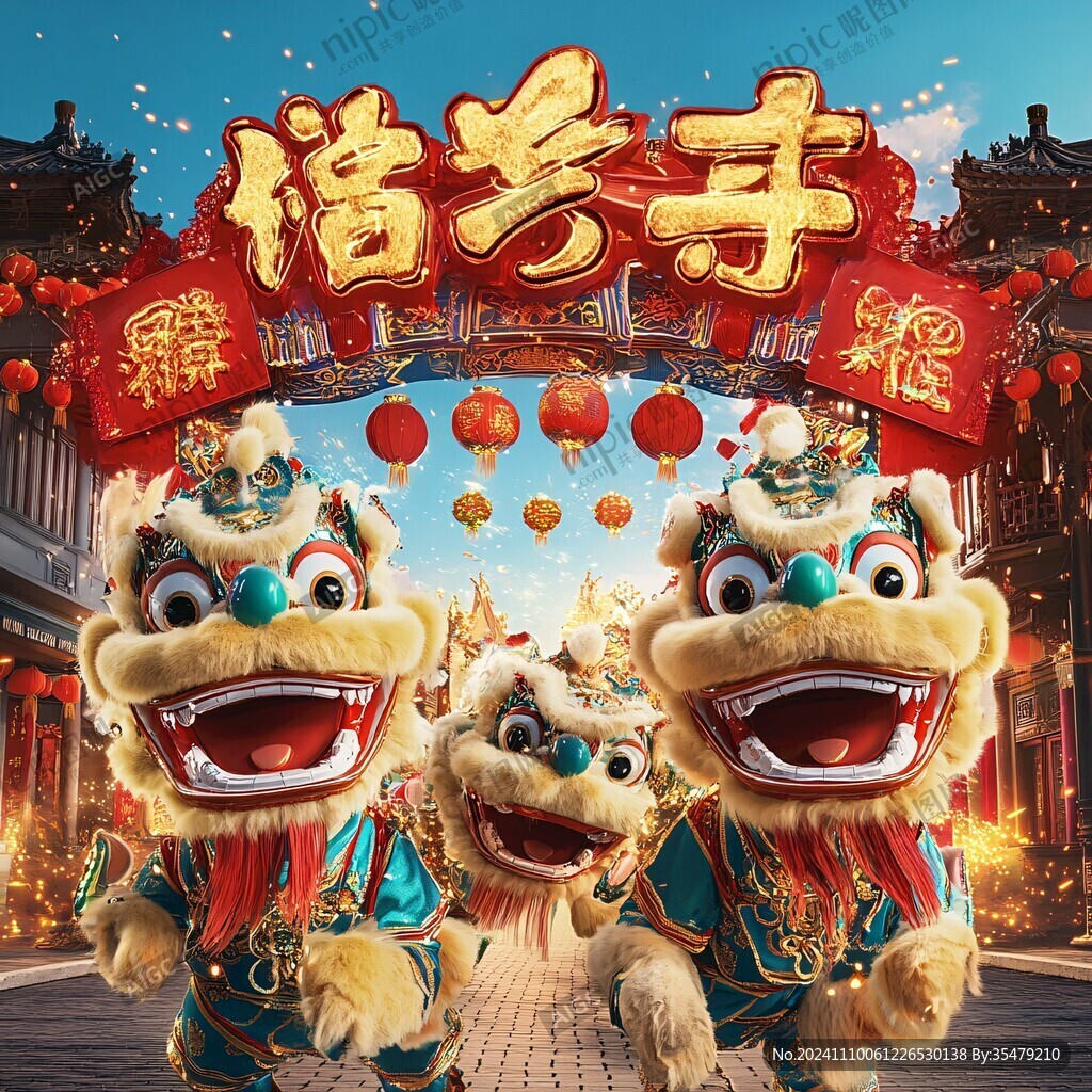 醒獅新春美陳