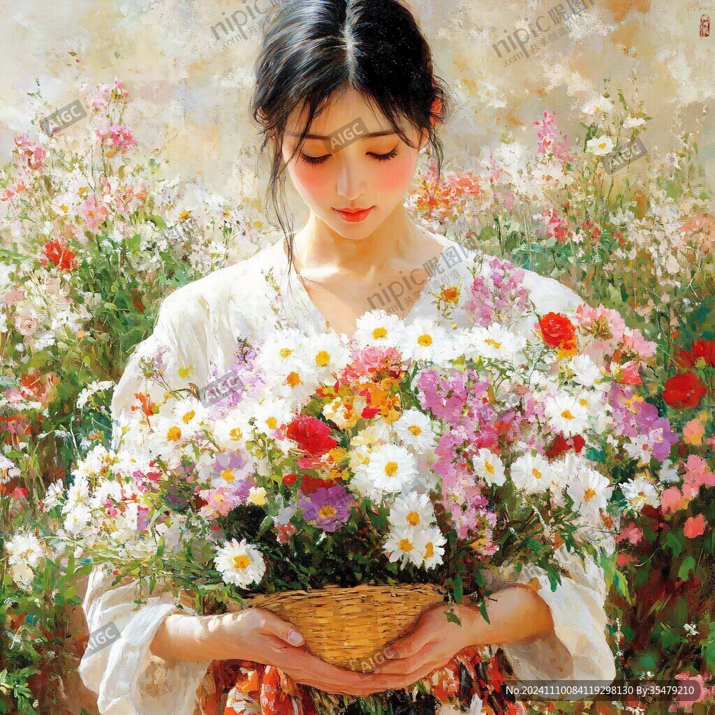 油畫風(fēng)花藝
