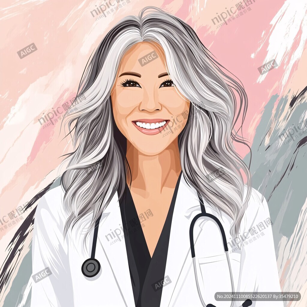 女醫生插畫