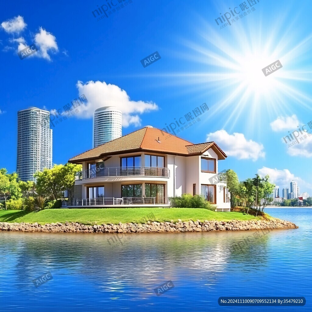 藍(lán)天碧水江景住宅