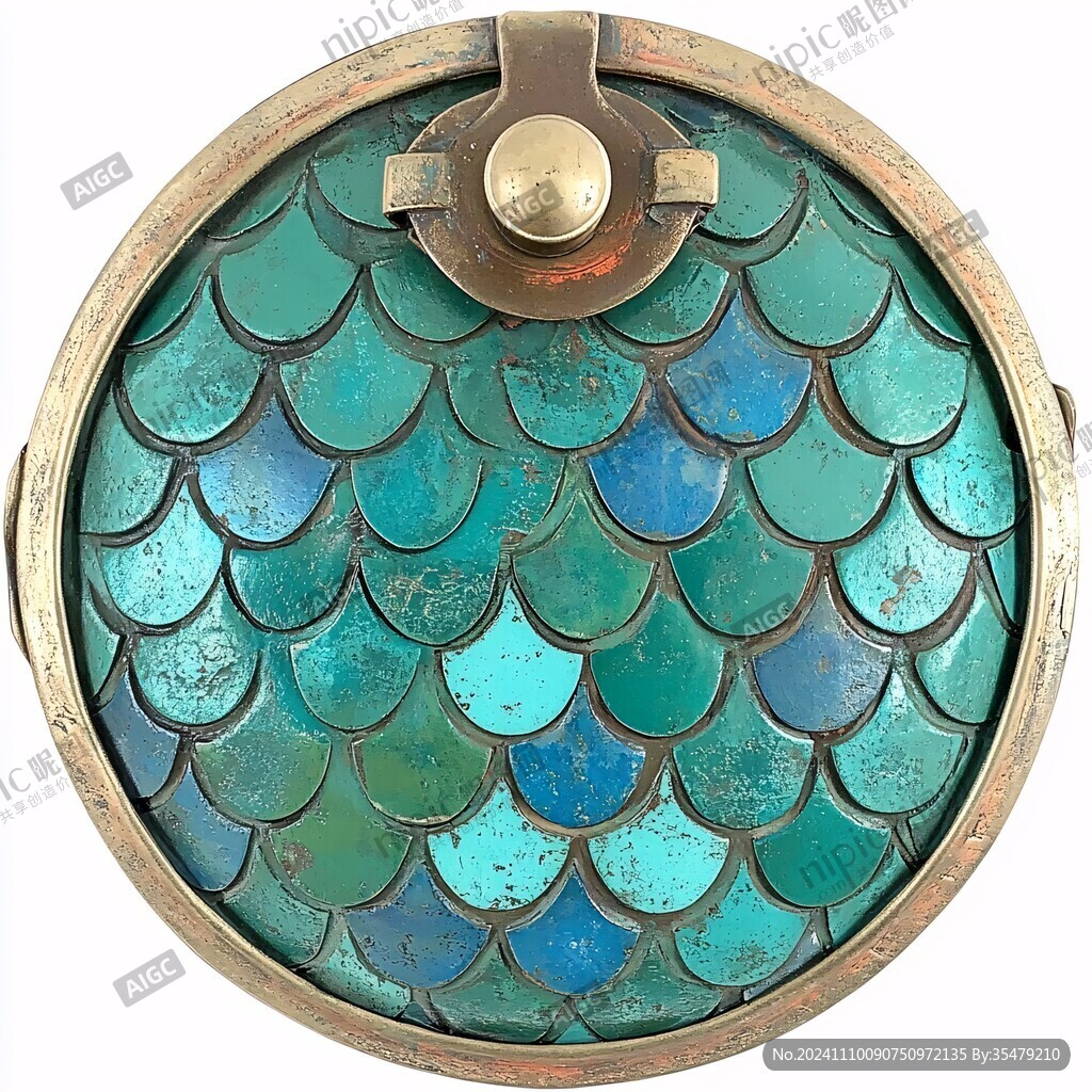 魚金屬裝飾