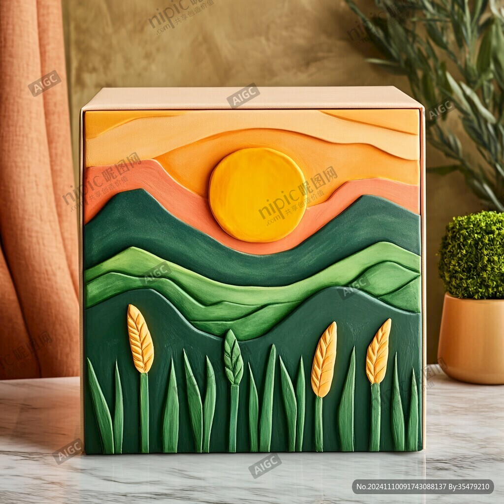 南瓜柑插畫包裝禮盒