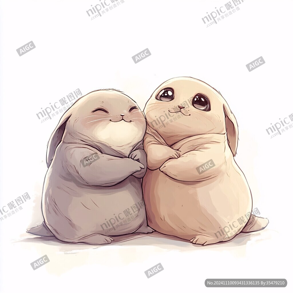 包子動物插畫