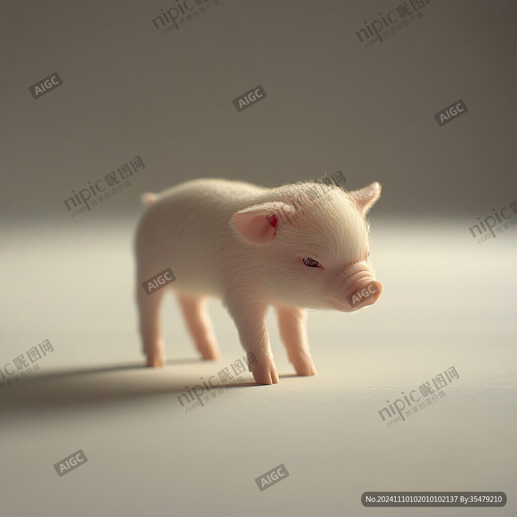 小豬共仔玩偶設(shè)計(jì)