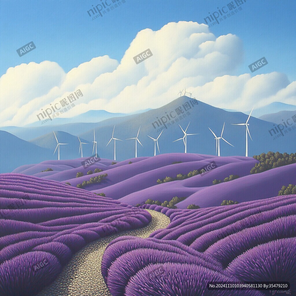 紫色調(diào)插畫