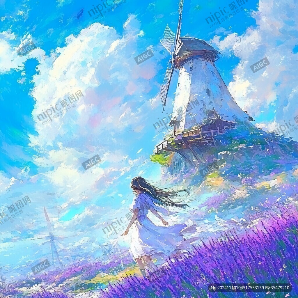 新海誠動漫風(fēng)裝飾畫