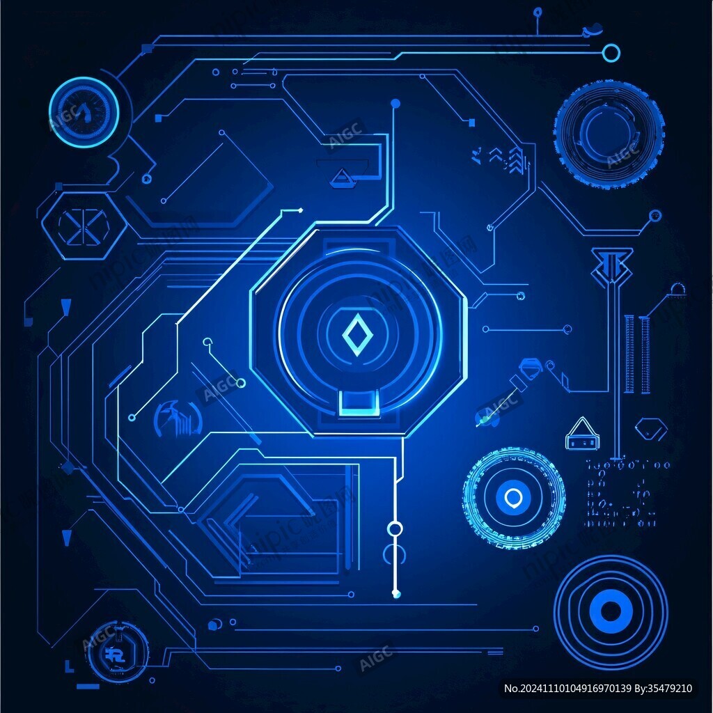 電子科技底紋